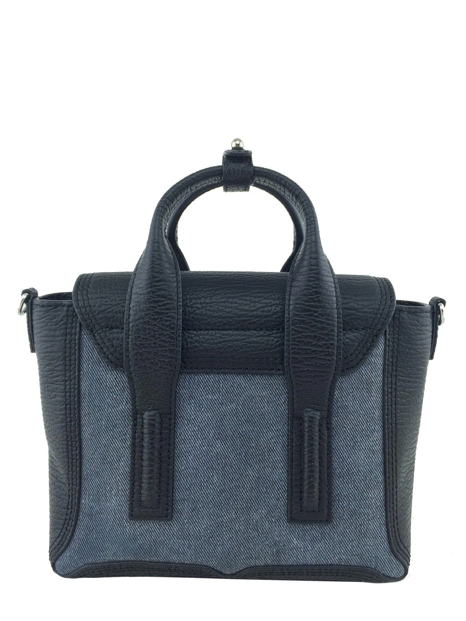 3.1 Phillip Lim Pashli Mini Leather Denim Satchel Bag