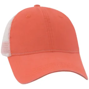 Ahead Mango Tango/White Mesh Solana Cap