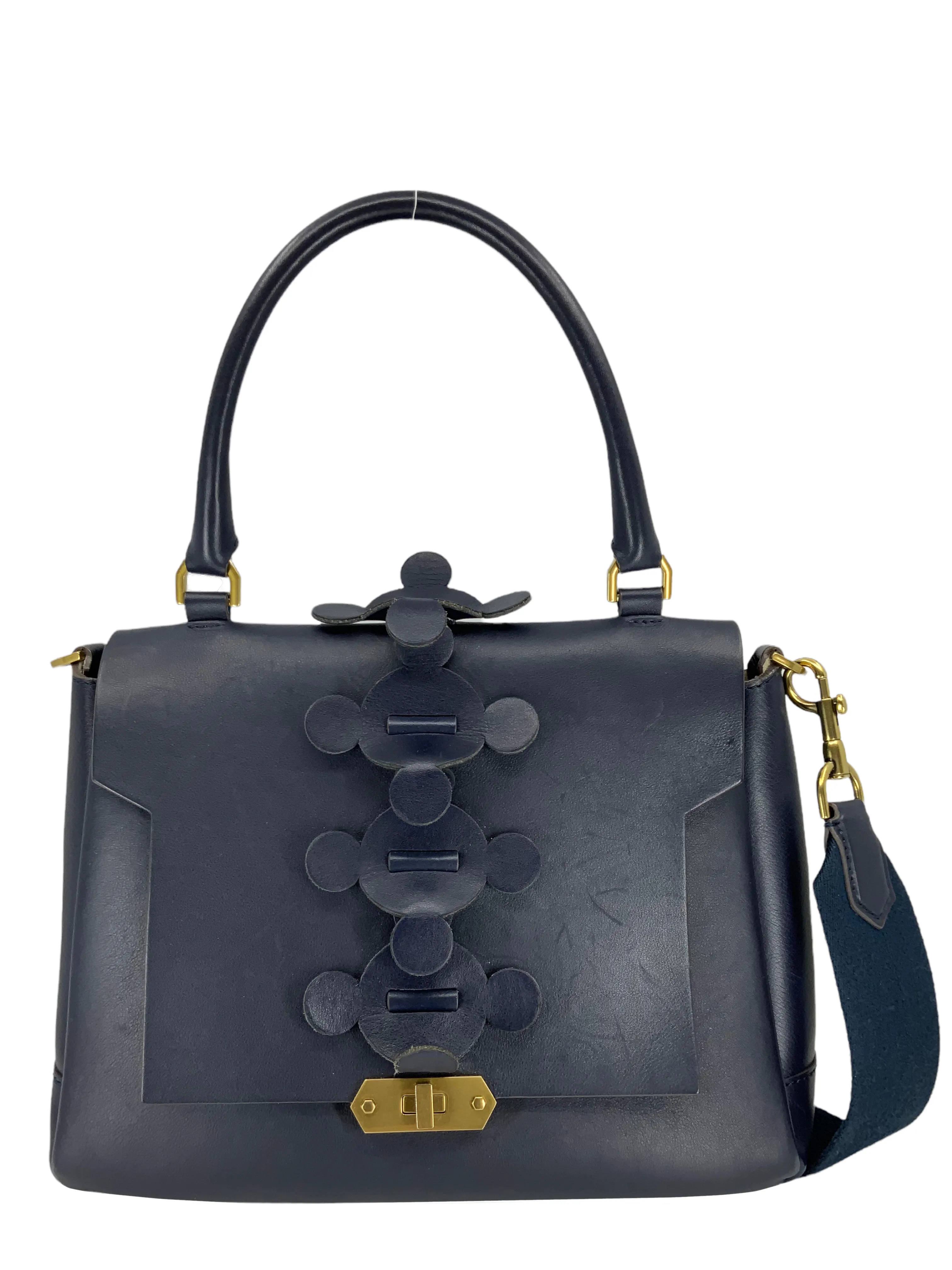 Anya Hindmarch Apex Bathurst Small Leather Satchel Bag