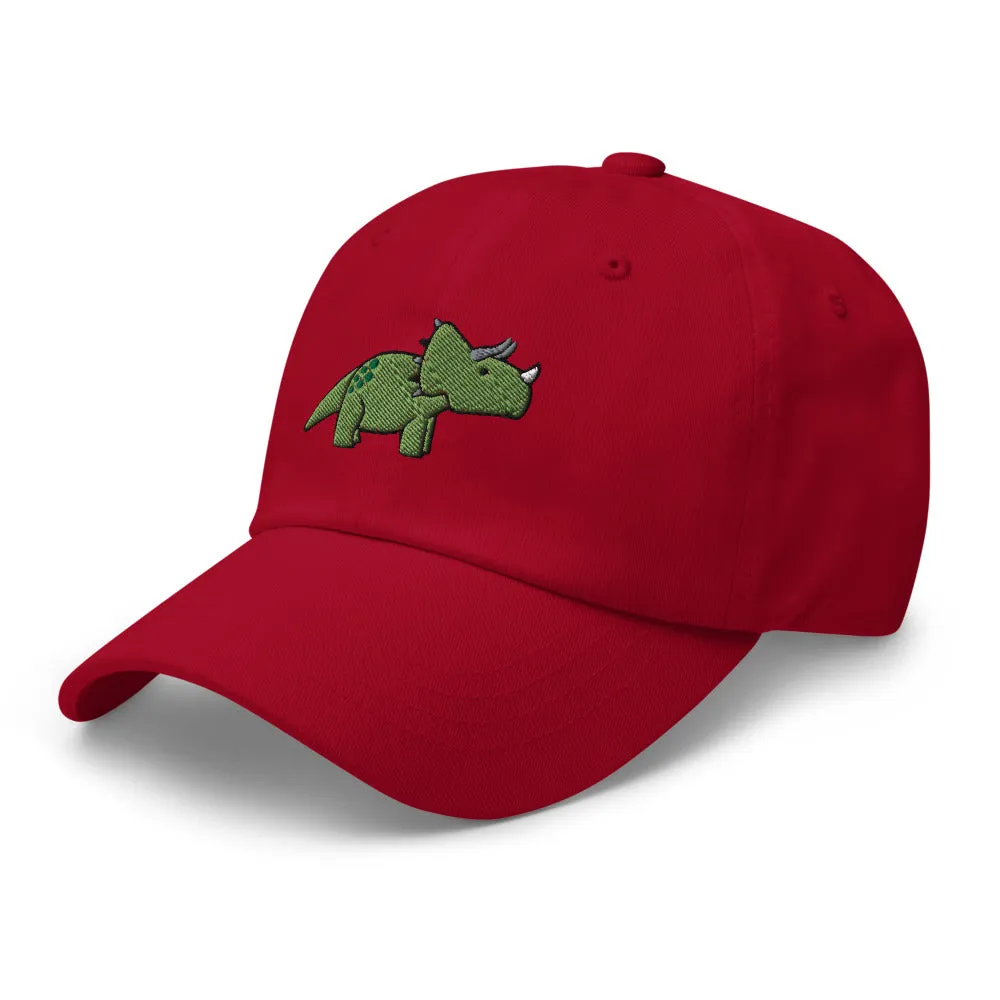 aromantic triceratops (dad cap)