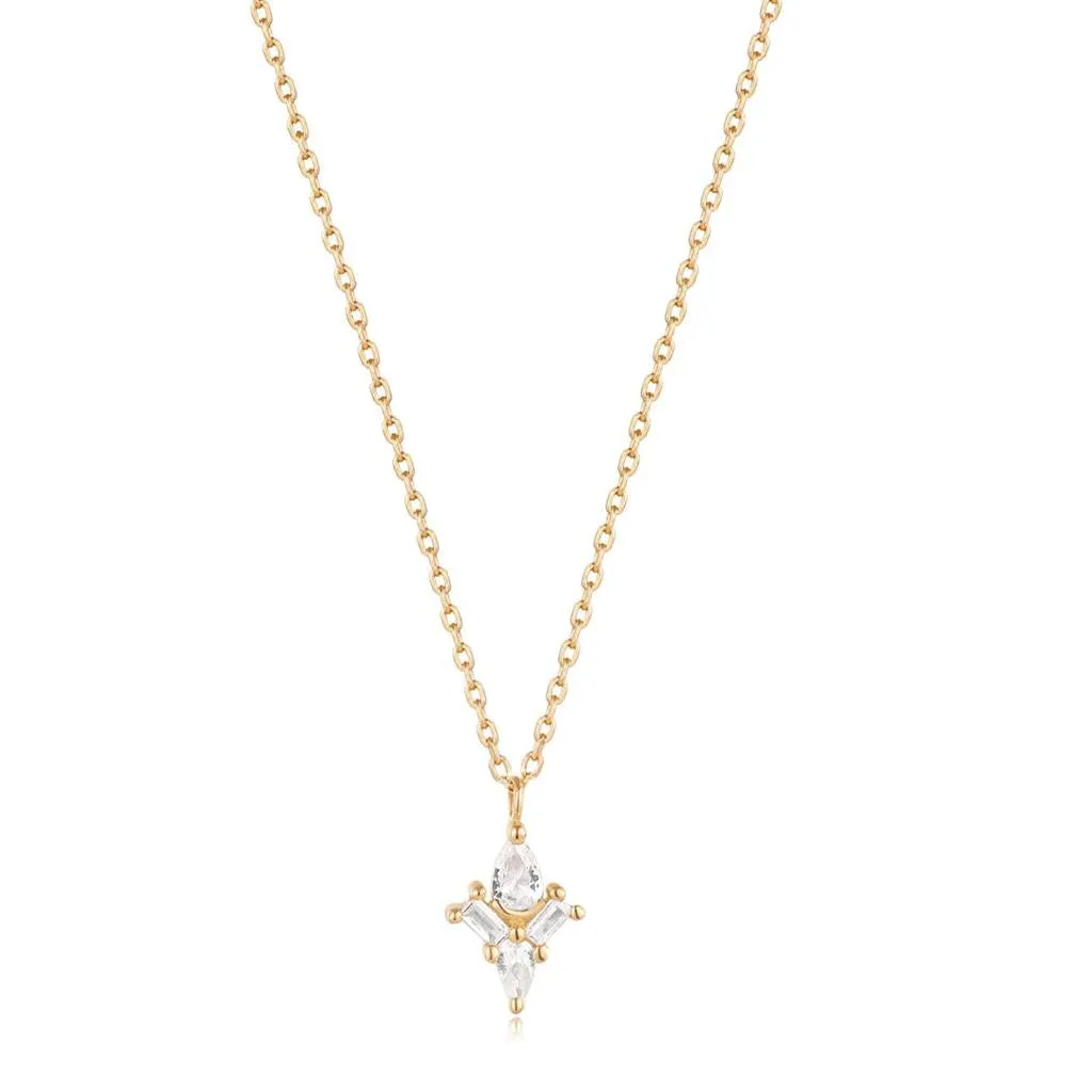 Aurelie Gi Aurora White Sapphire Necklace