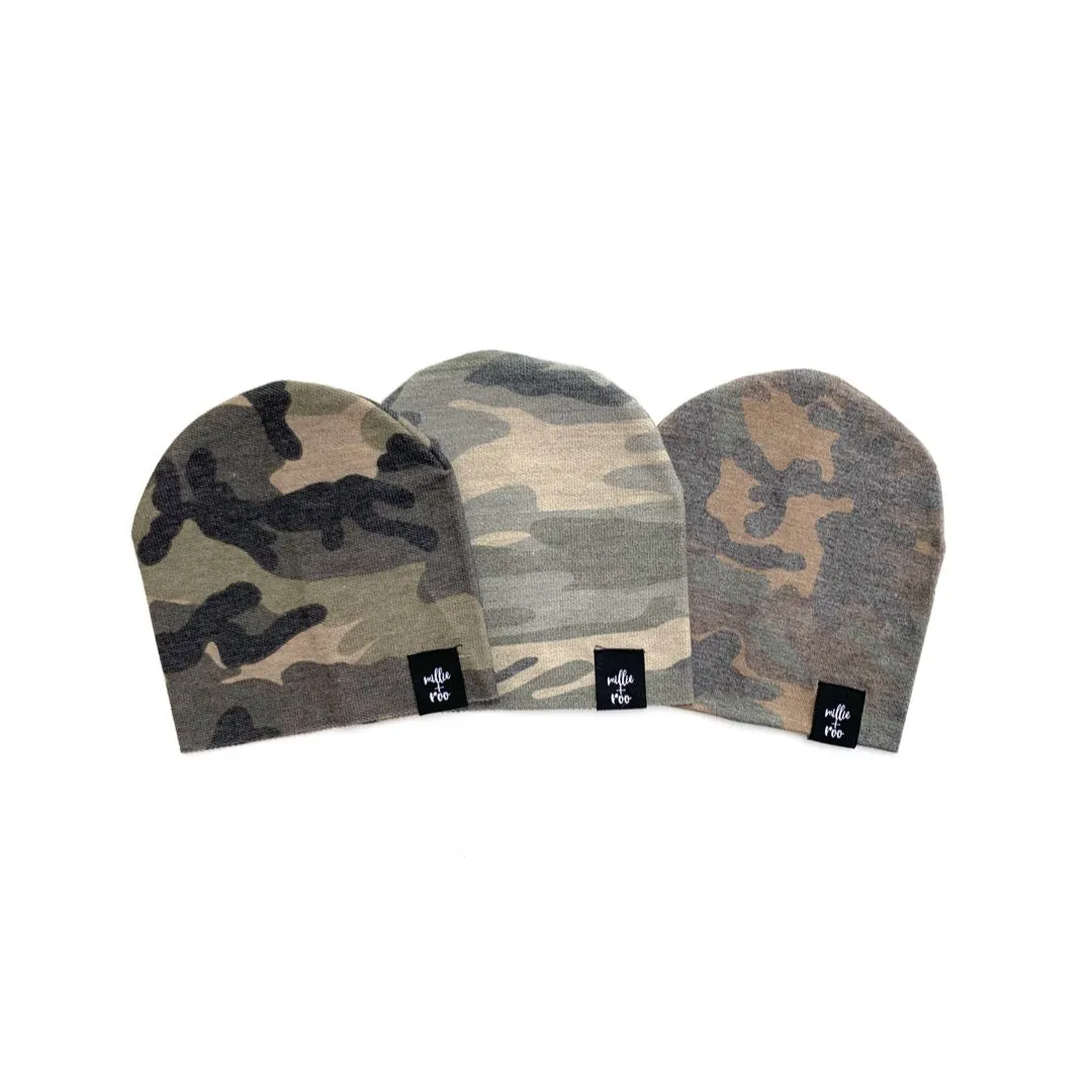 BEANIE- Weathered Camo