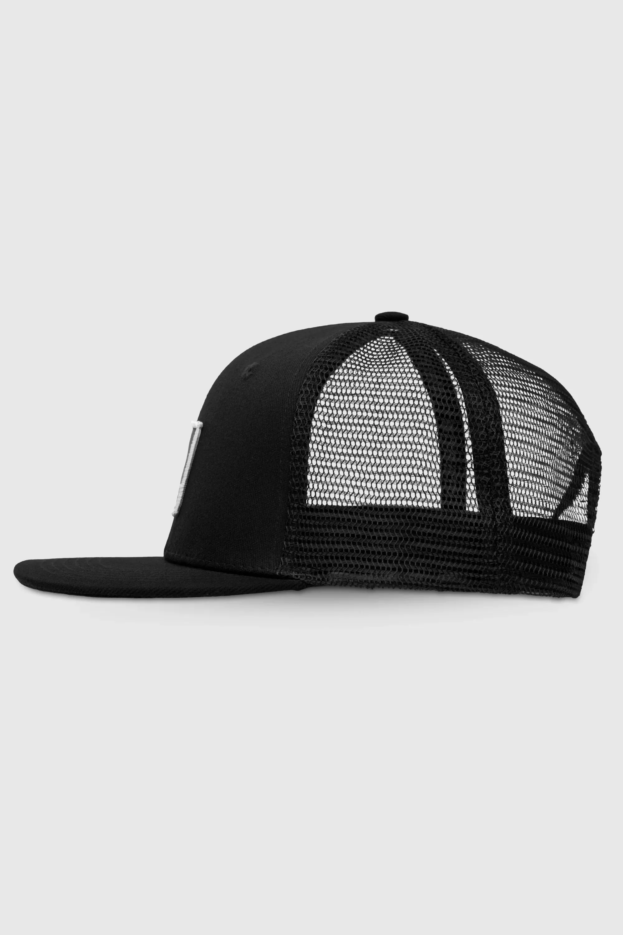 Black Logo Trucker