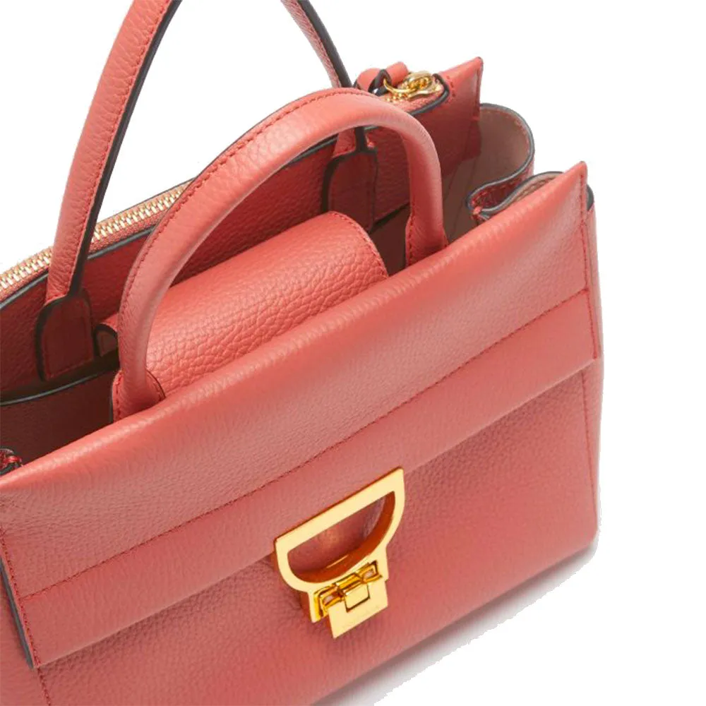 Borsa Donna a Mano COCCINELLE in Pelle linea Arlettis Medium Colore Pot