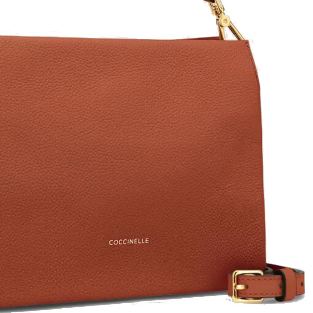 Borsa Donna a Mano COCCINELLE in Pelle Linea Boheme Small colore Acero