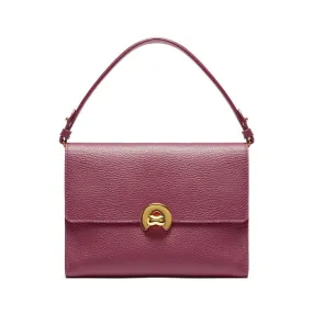 Borsa Donna a Mano con Tracolla COCCINELLE in Pelle linea Binxie colore Garnet Red