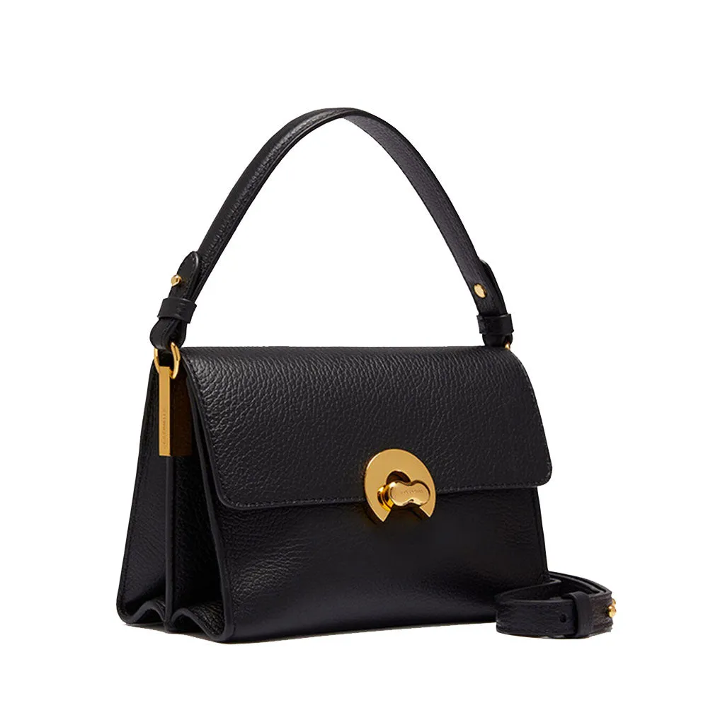 Borsa Donna a Mano con Tracolla COCCINELLE in Pelle linea Binxie Small colore Nero