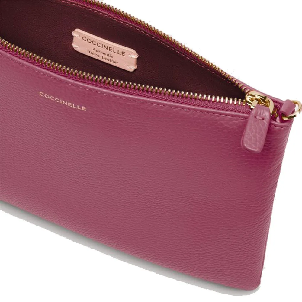 Borsa Donna a Tracolla COCCINELLE in Pelle Pulp Pink Linea Best Small