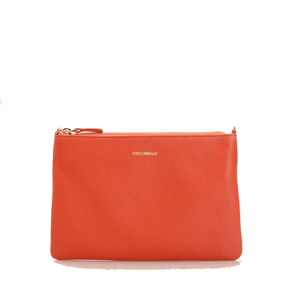 Borsa Donna a Tracolla COCCINELLE in Pelle Tangerine Linea Best Small