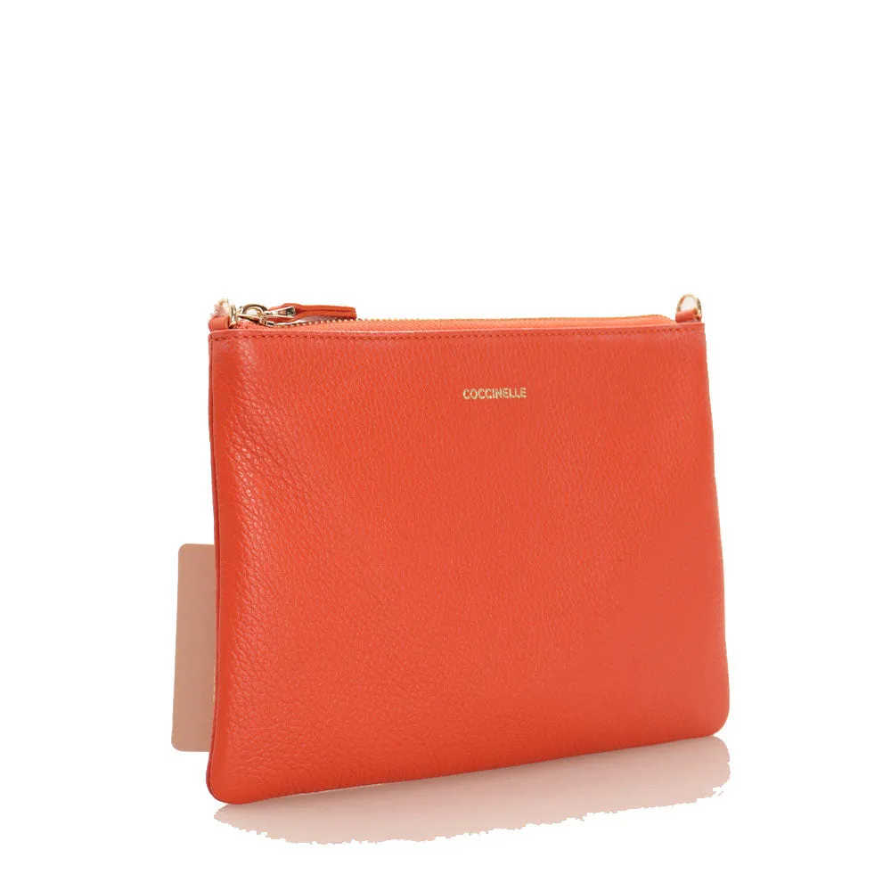 Borsa Donna a Tracolla COCCINELLE in Pelle Tangerine Linea Best Small