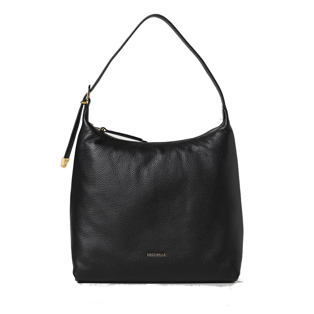 Borsa Donna Hobo a Spalla COCCINELLE in Pelle Linea Gleen colore Nero