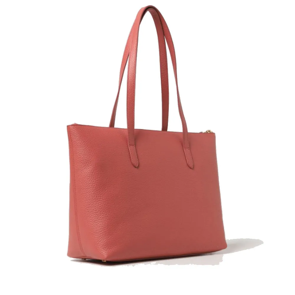 Borsa Shopping COCCINELLE in Pelle Linea Gleen colore Pot