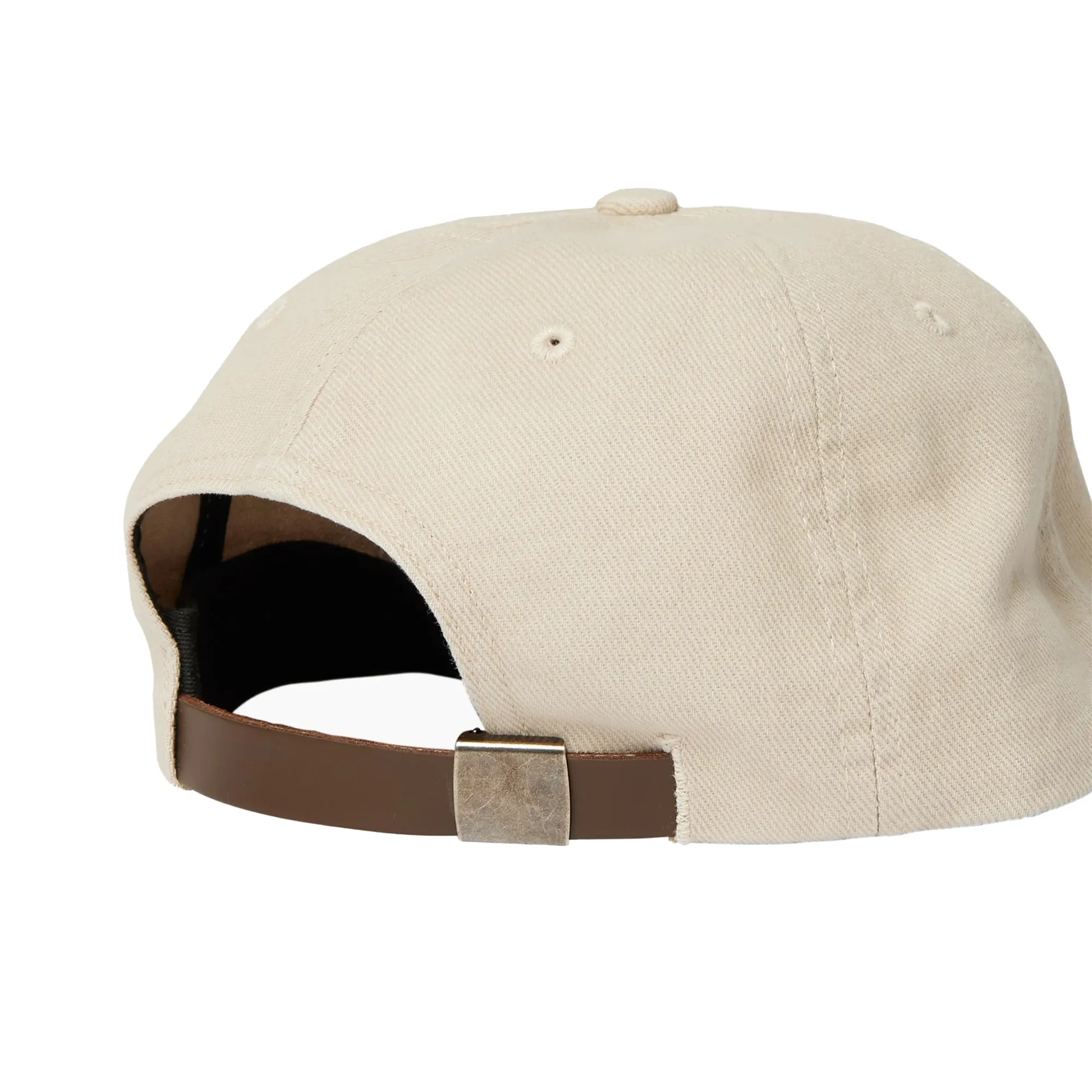 By Parra Blocked Logo 6 Panel Hat Off White