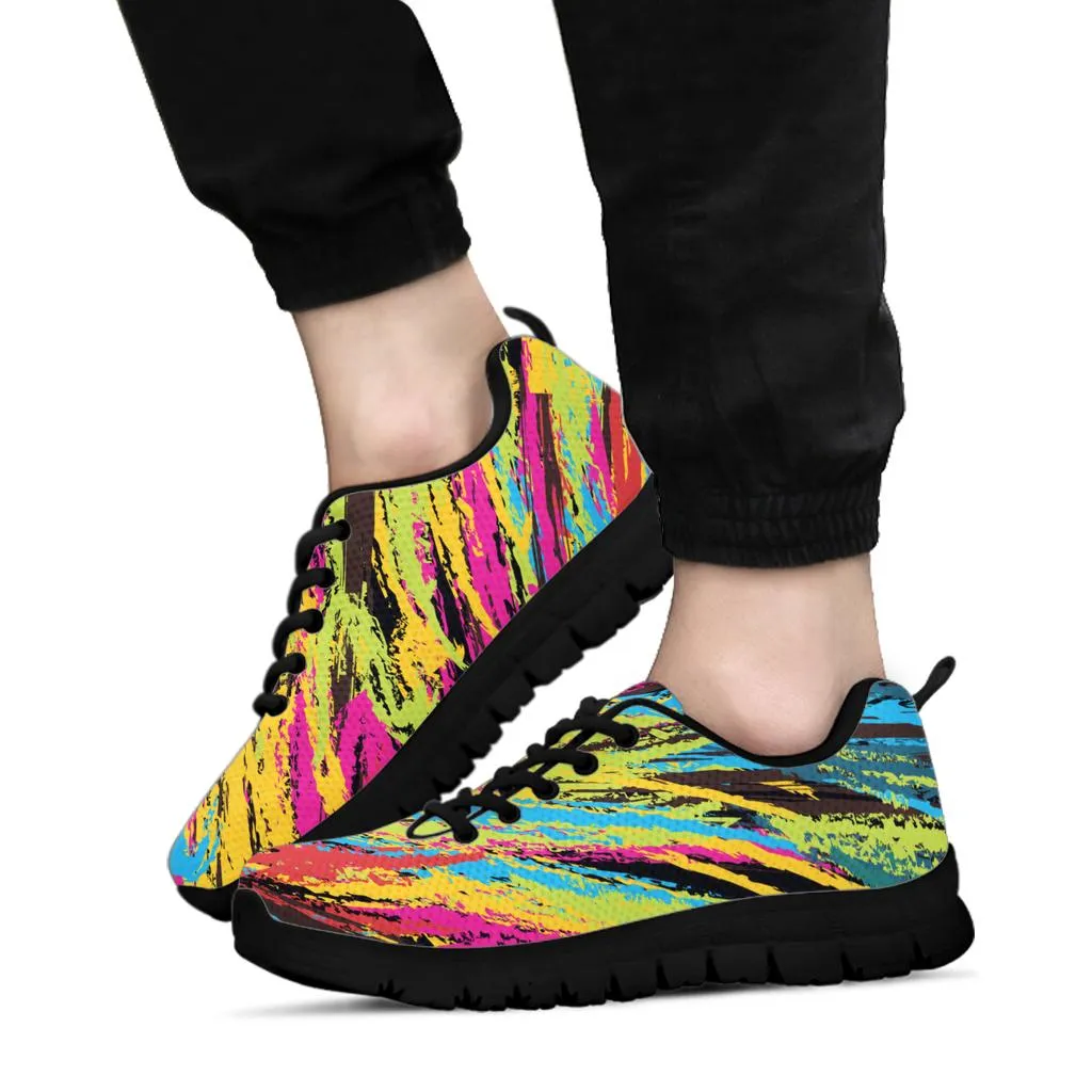 Colorful Lines Running Shoes