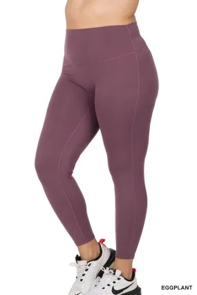 Curve Athletic High Waisted Leggings - FINAL SALE