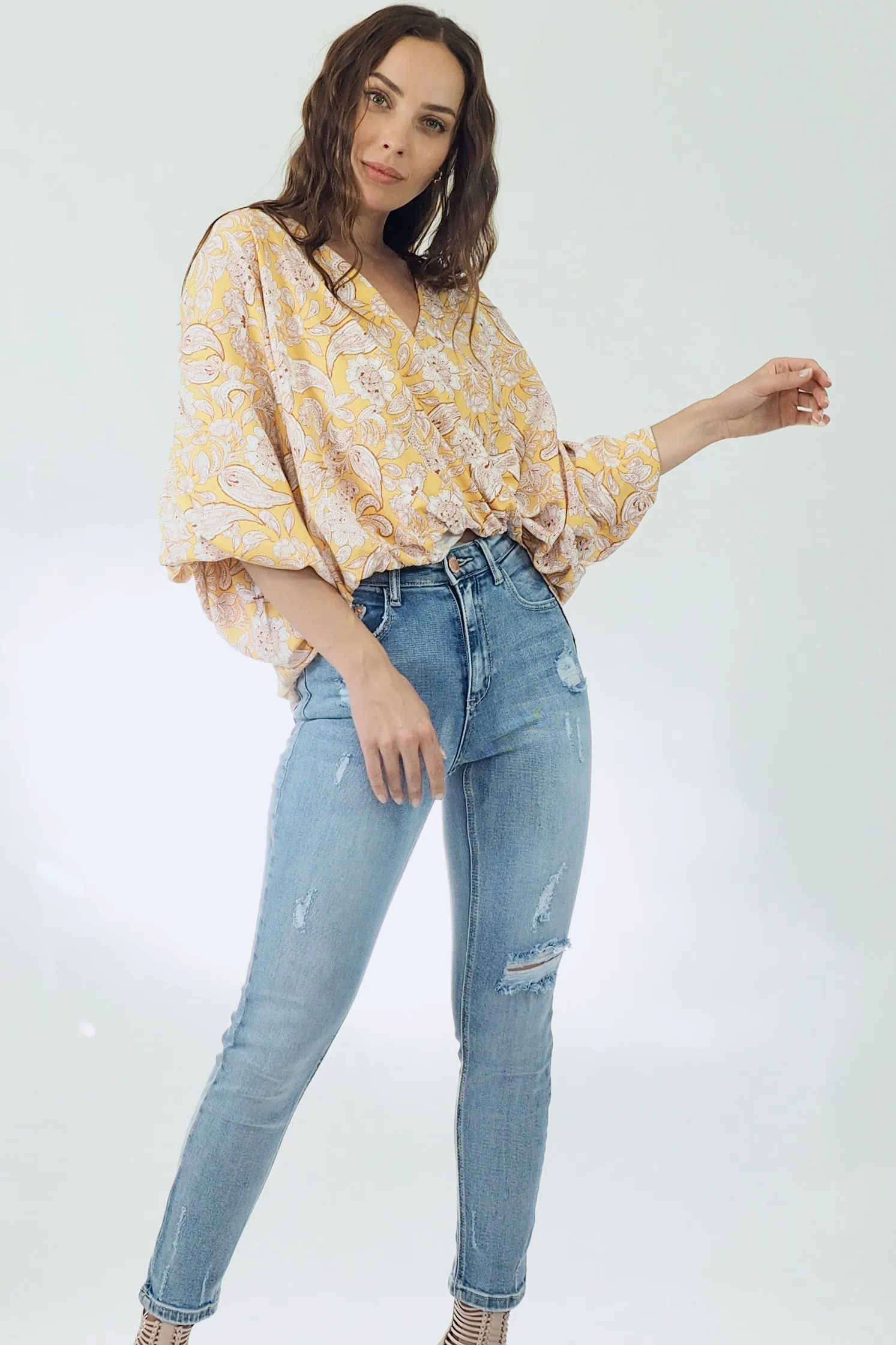 Dee High-Low Top- Yellow