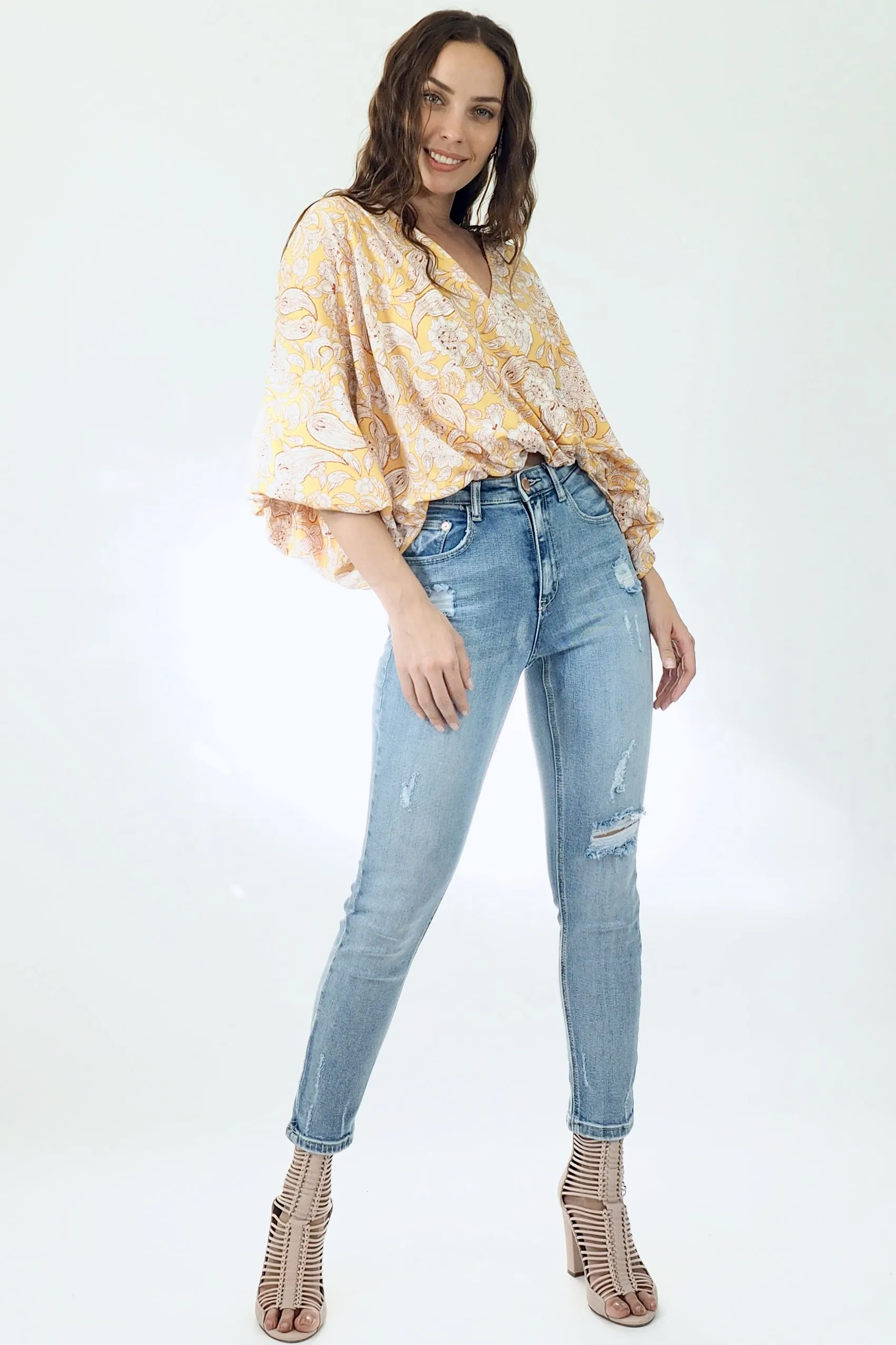 Dee High-Low Top- Yellow