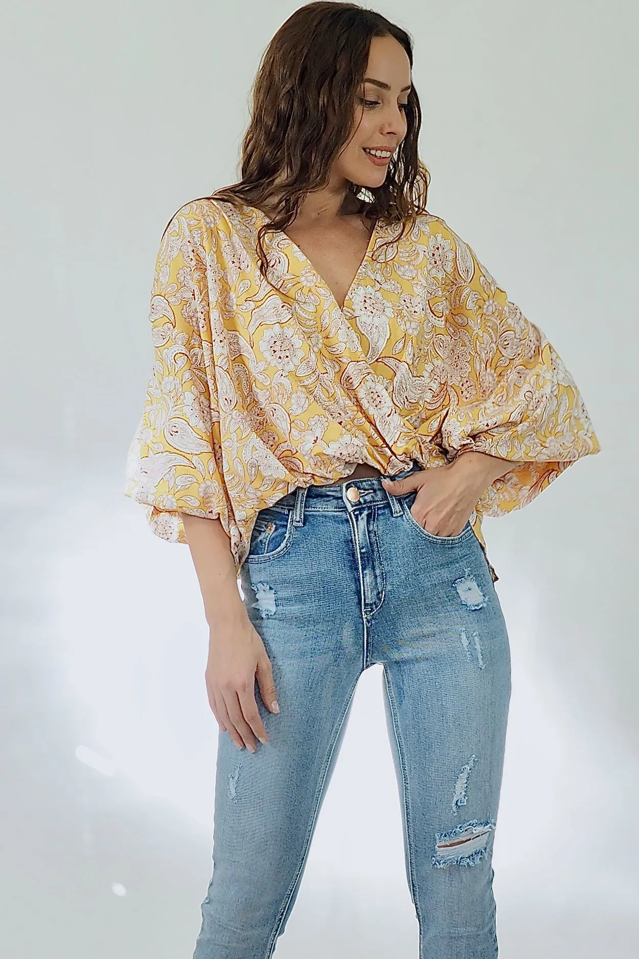 Dee High-Low Top- Yellow