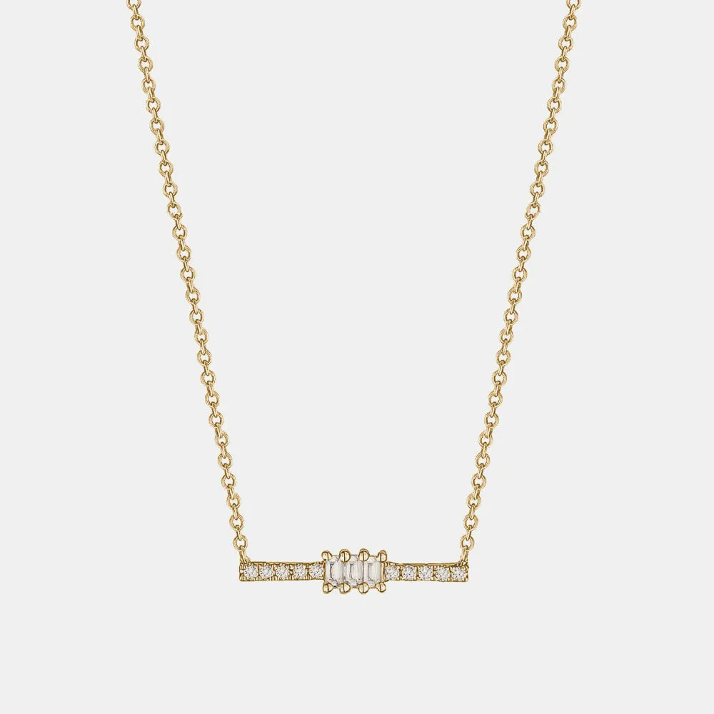 Diamond Segment Necklace