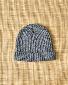 Docksider Knit Beanie in Denim Mix