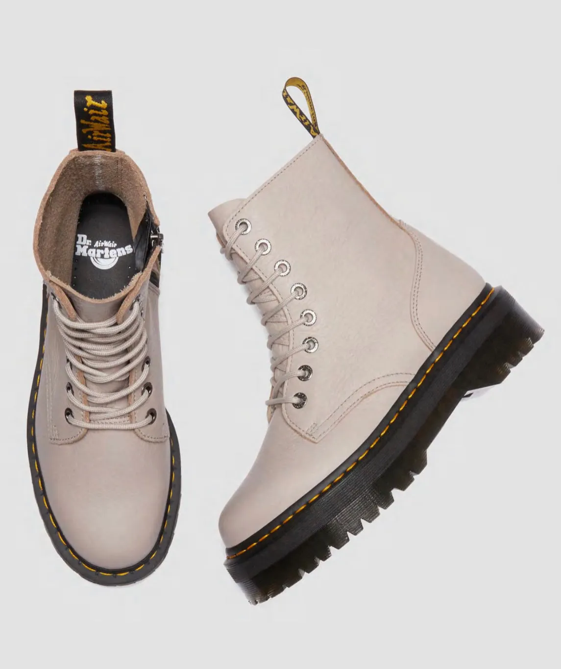 Dr.Martens Jadon III Pisa Vintage Taupe Plateau 31159348