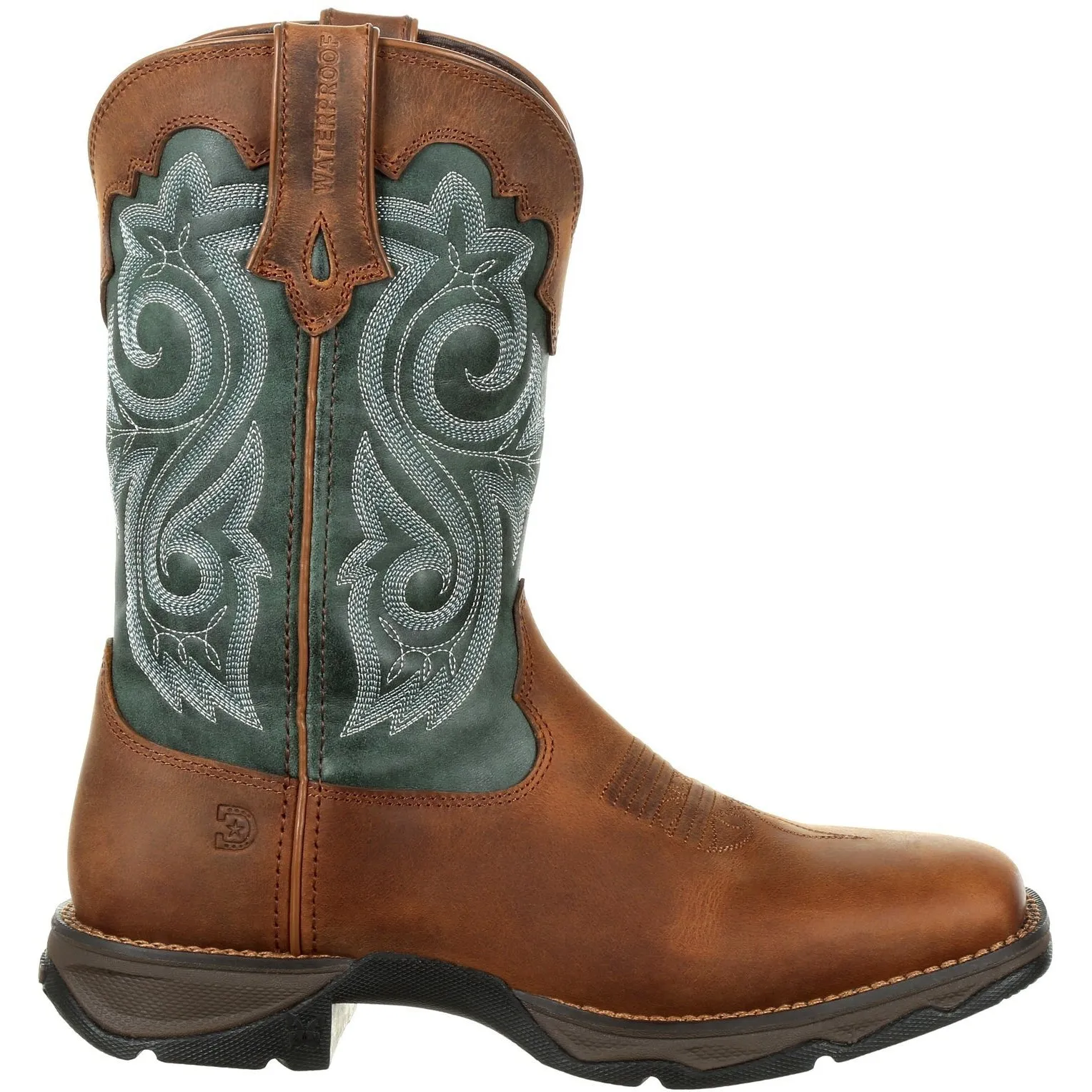 Durango Women's Lady Rebel 10" Square Toe WP Western Boot - DRD0312