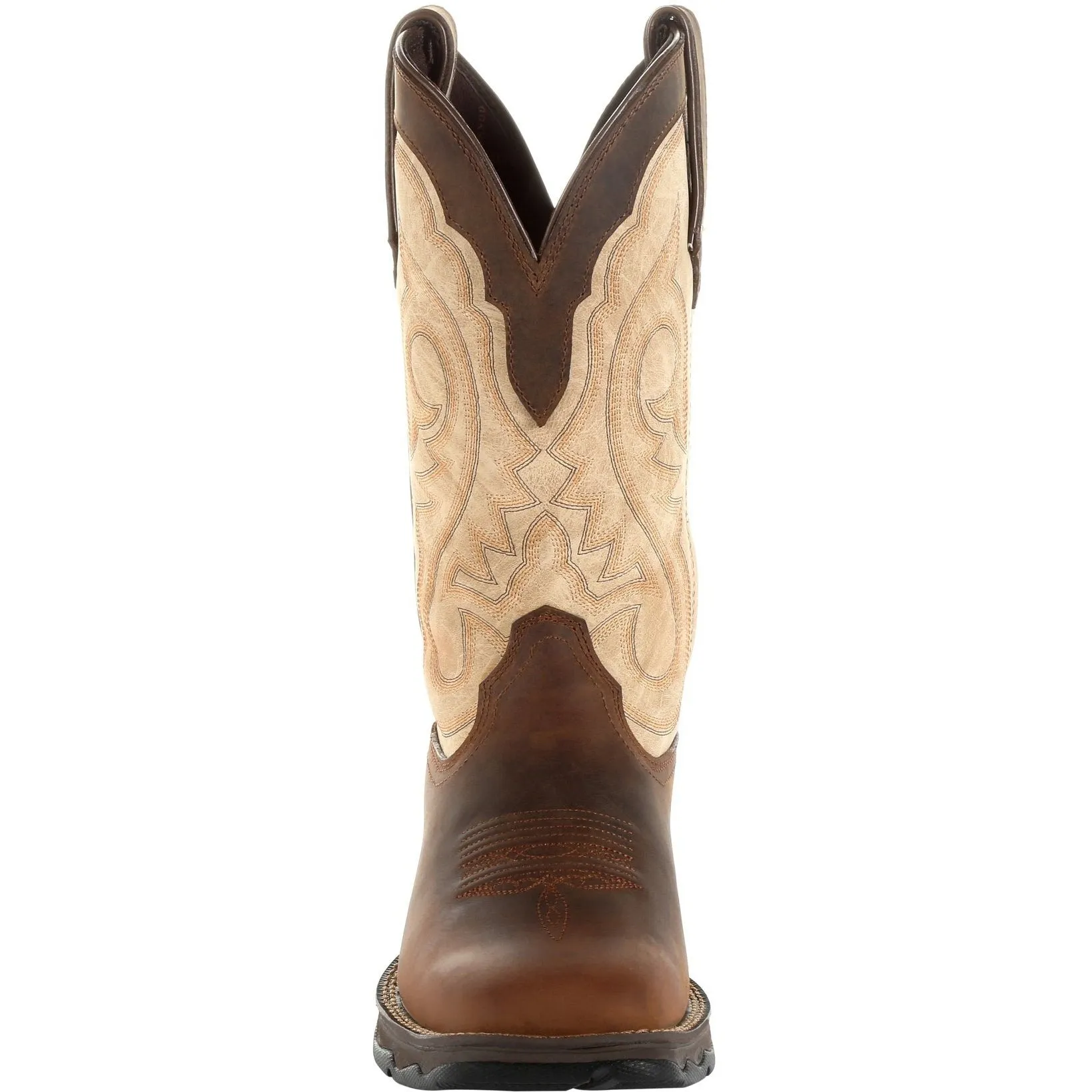 Durango Women's Lady Rebel 11" Square Toe Western Boot- Brown- DRD0332