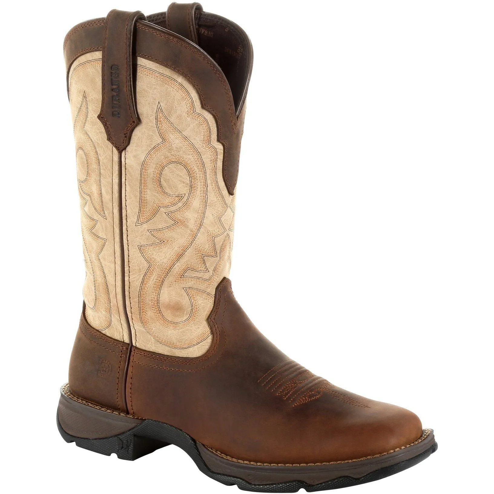 Durango Women's Lady Rebel 11" Square Toe Western Boot- Brown- DRD0332