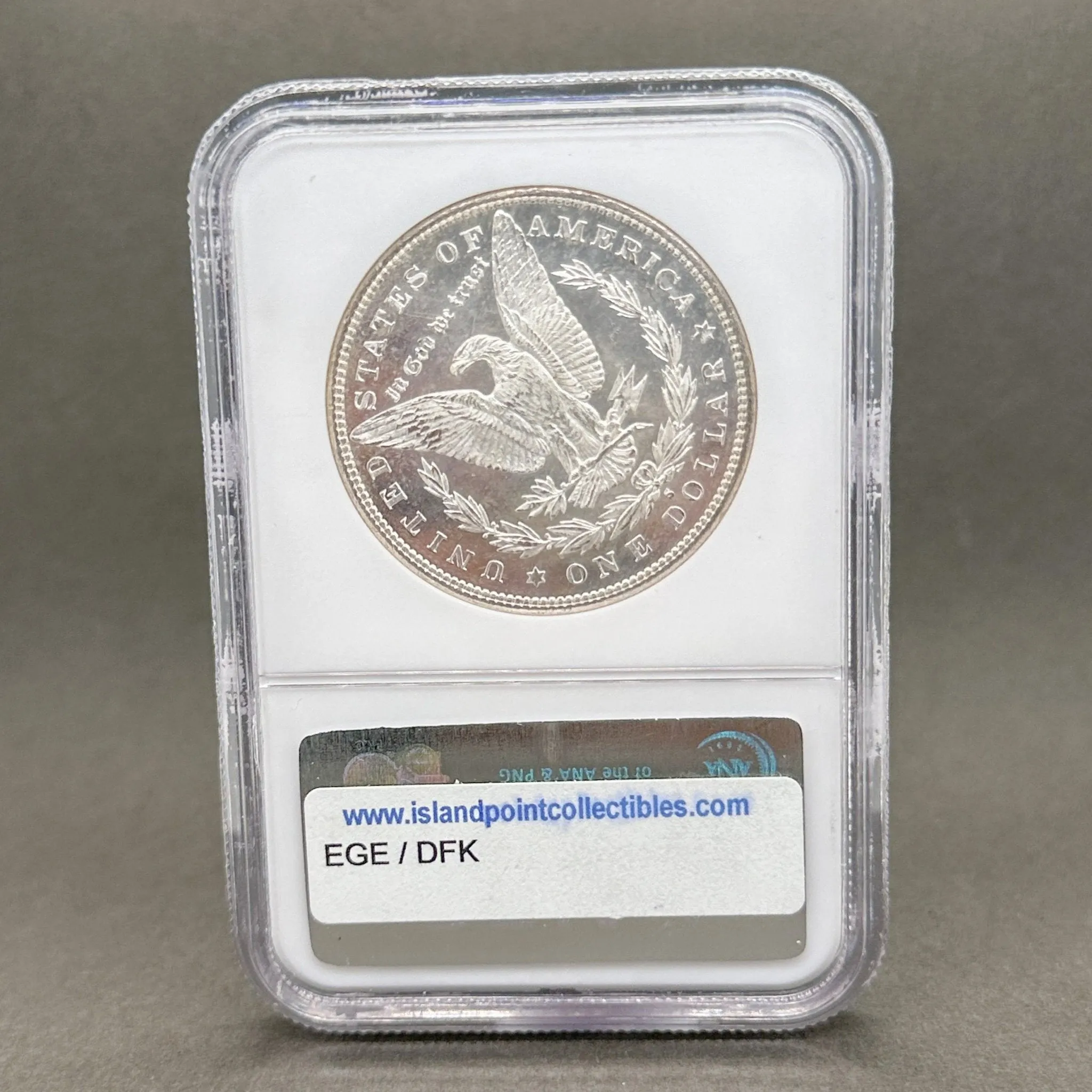 Estate 0.900 Fine Silver 1880 $1 Morgan Dollar NGC MS67