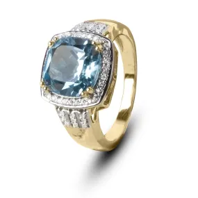 Grace Blue Topaz Ring