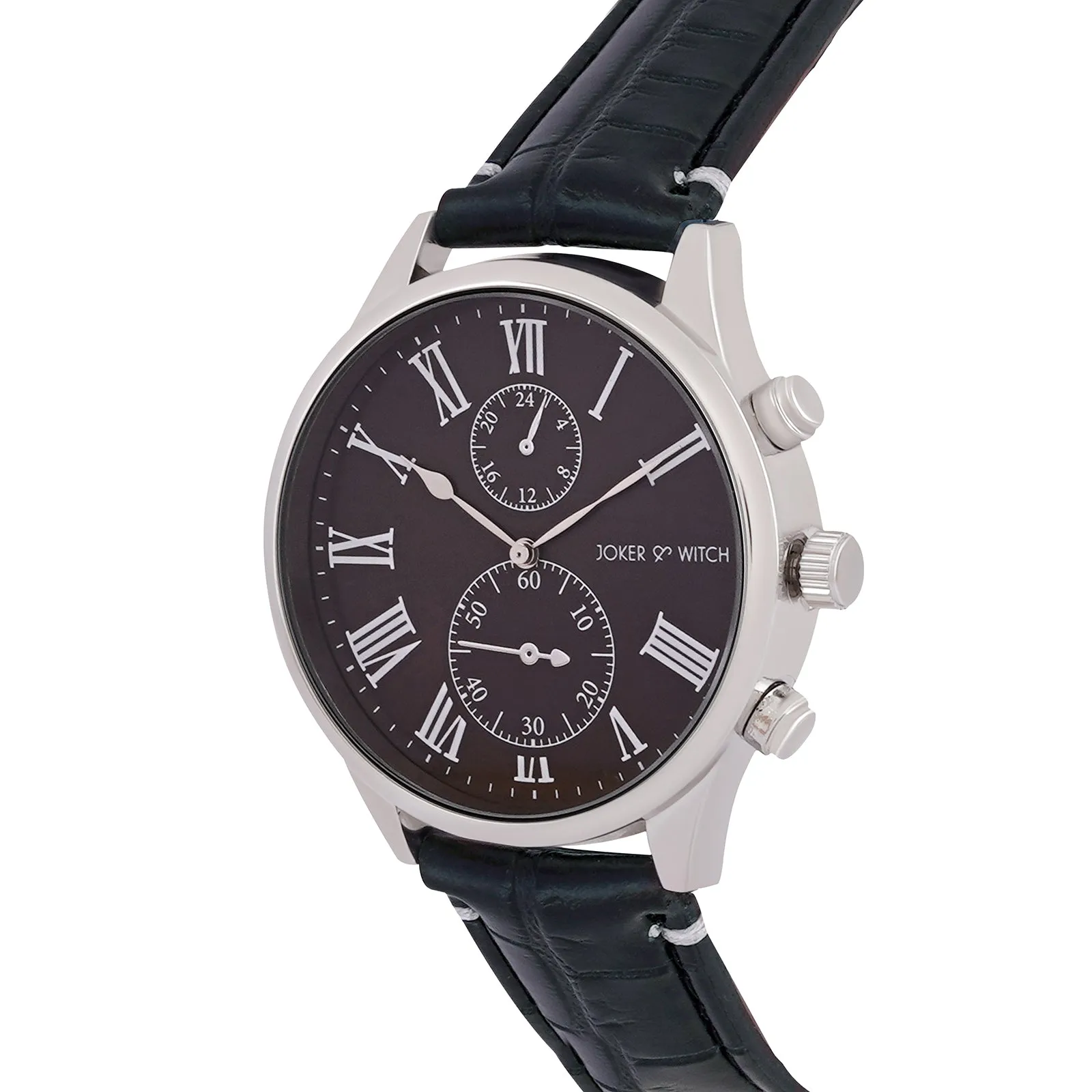 Heisler All Black Pu Strap Watch