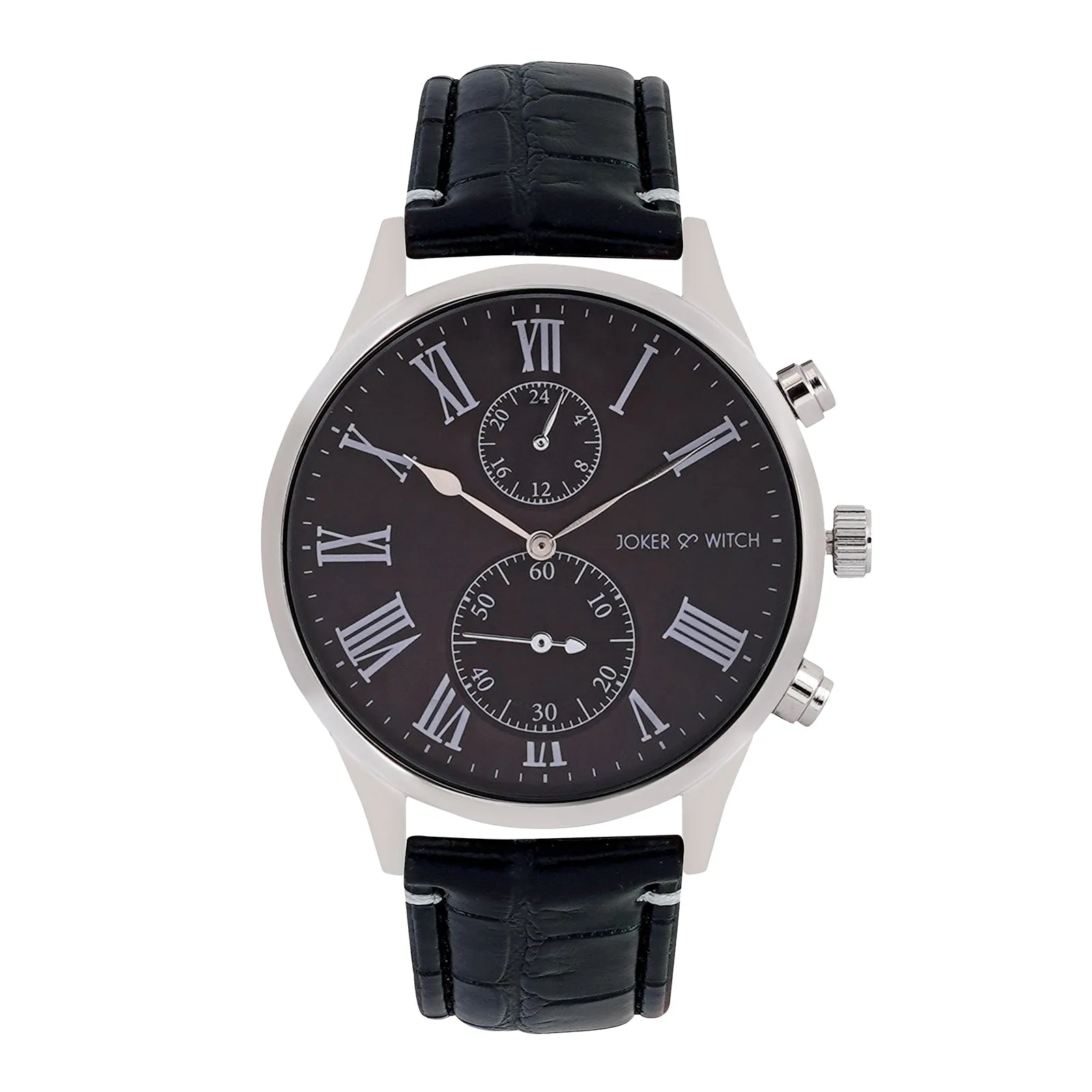 Heisler All Black Pu Strap Watch