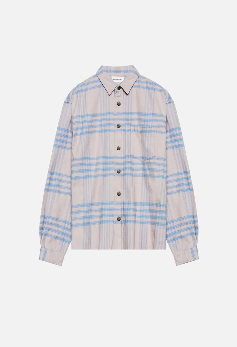 Hemi Oversized Shirt / Acai Check