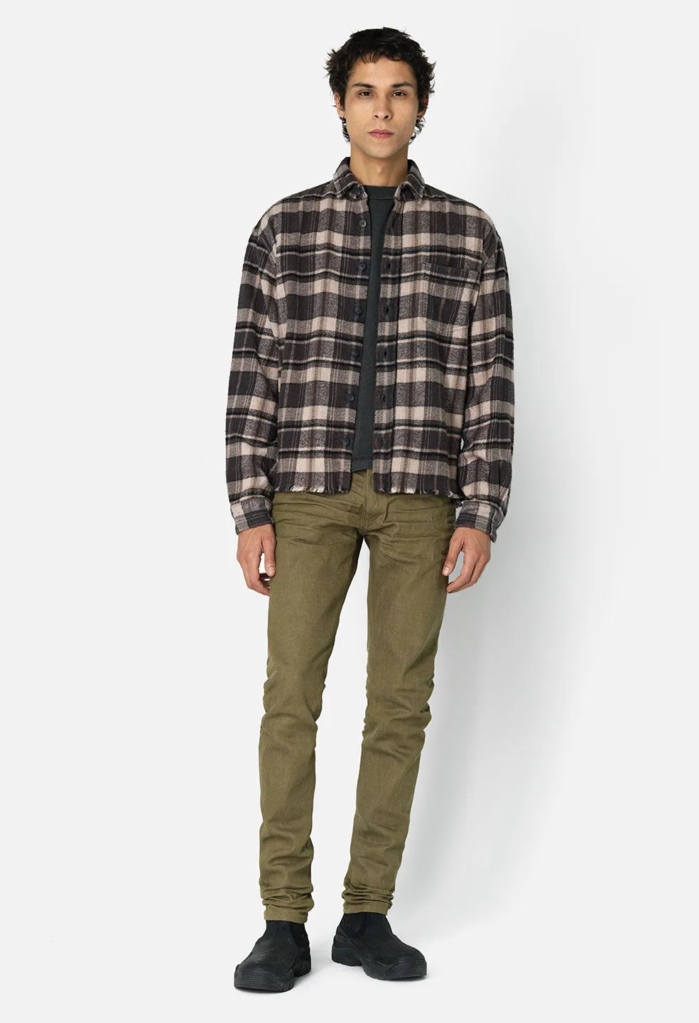 Hemi Oversized Shirt / Lagoon Check