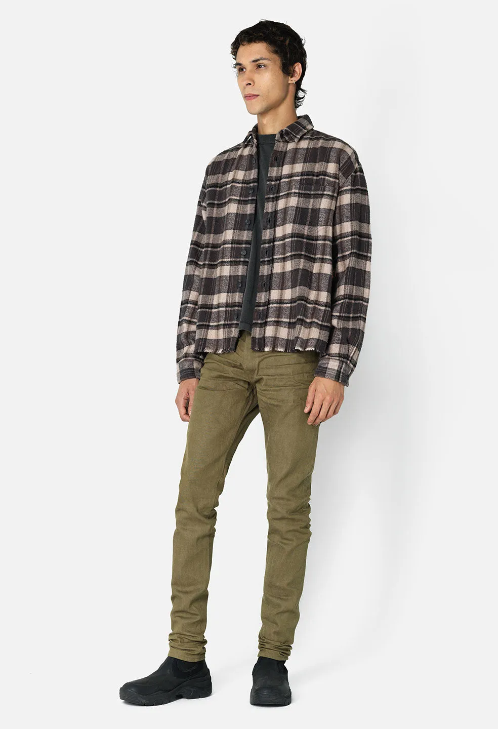 Hemi Oversized Shirt / Lagoon Check