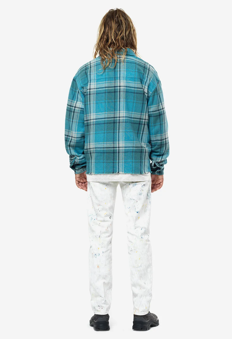 Hemi Oversized Shirt / Oceana Check