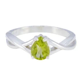 Inviting Gemstones Peridot Sterling Silver Rings Gift Father'S Day