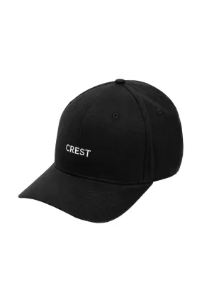 Logo-embroidered  6 Panel Hat | Black