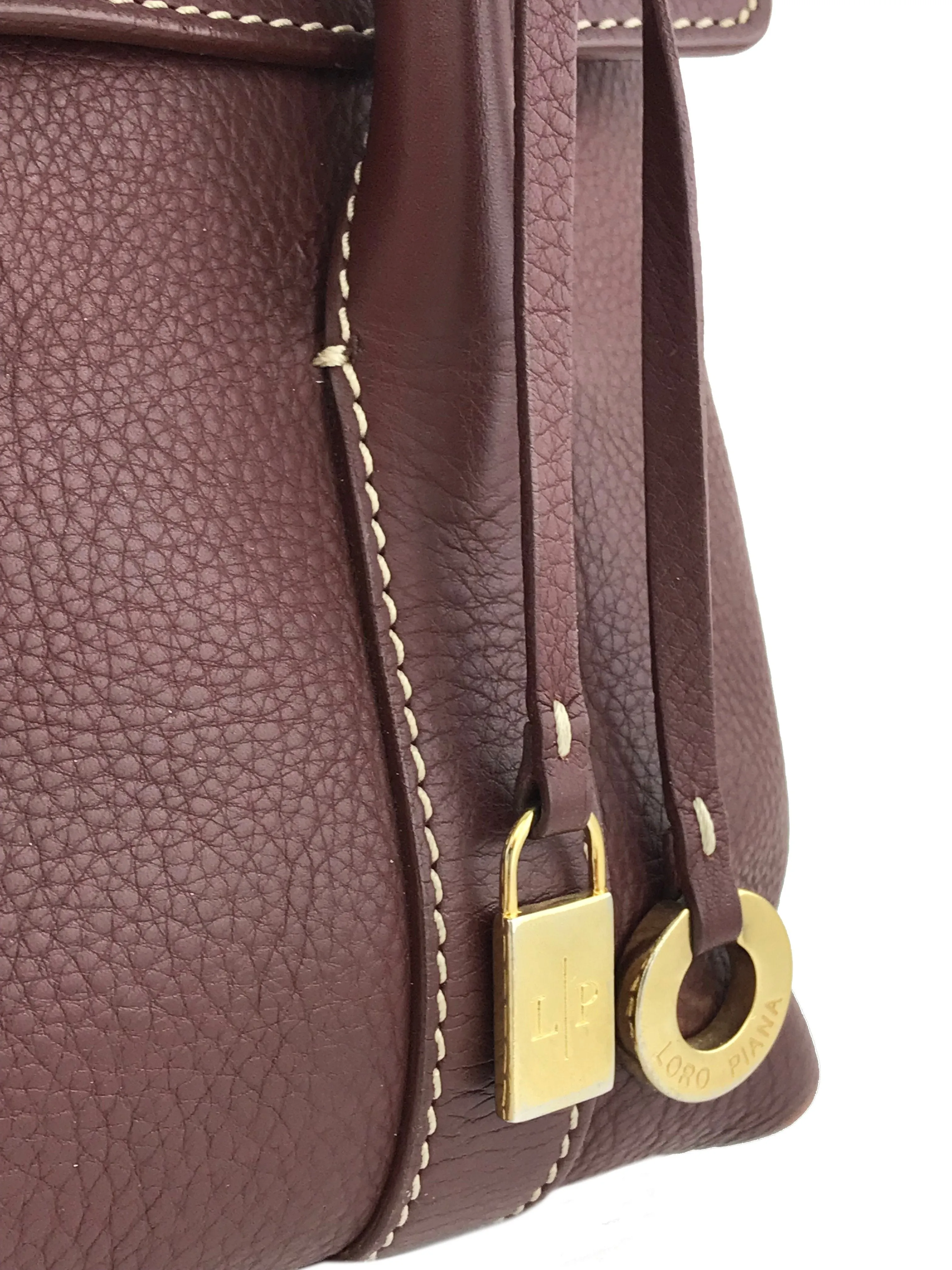 Loro Piana Leather Dandy Bag