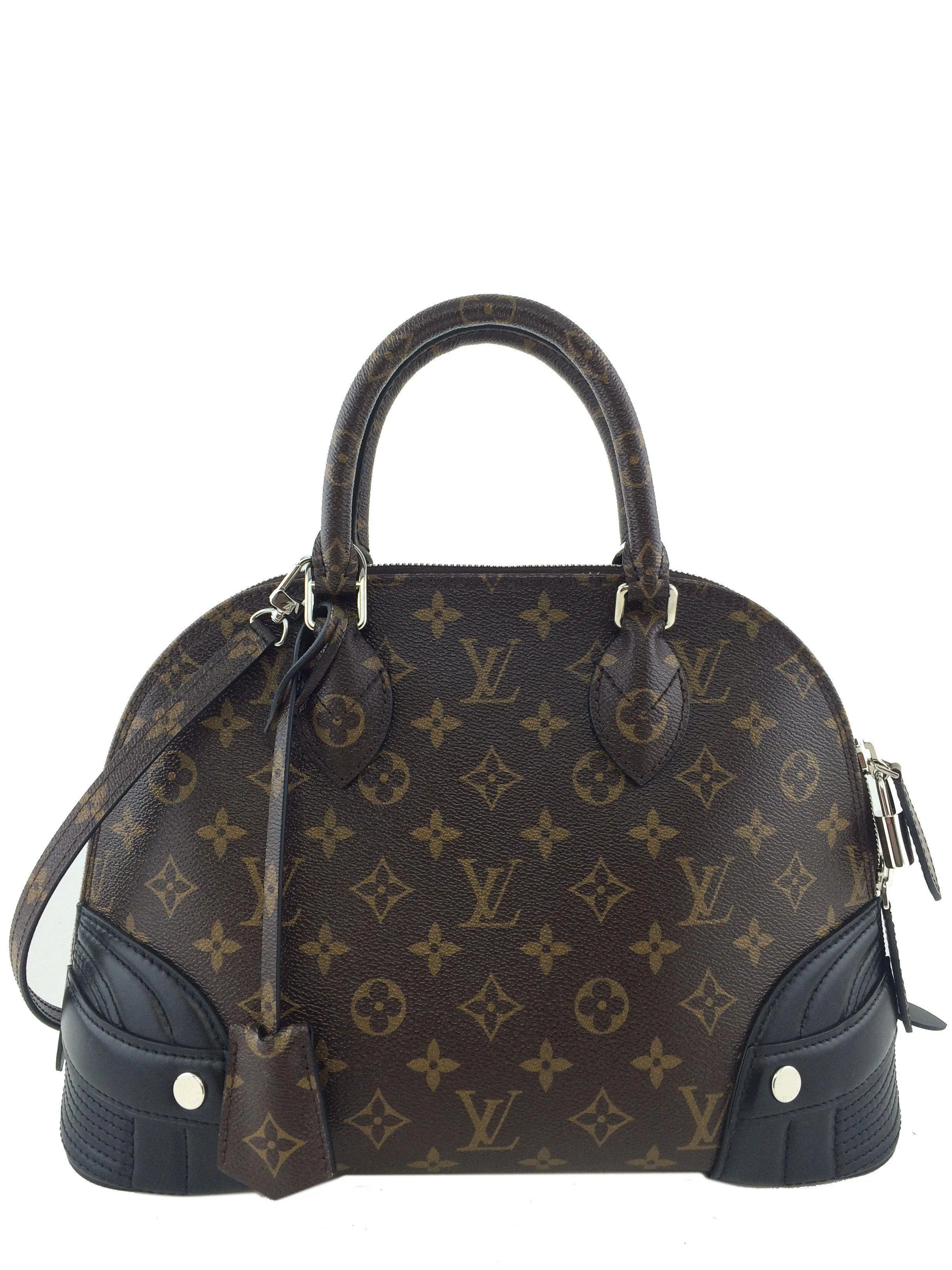 Louis Vuitton Limited Edition Shiny Monogram Canvas Alma PM Bag