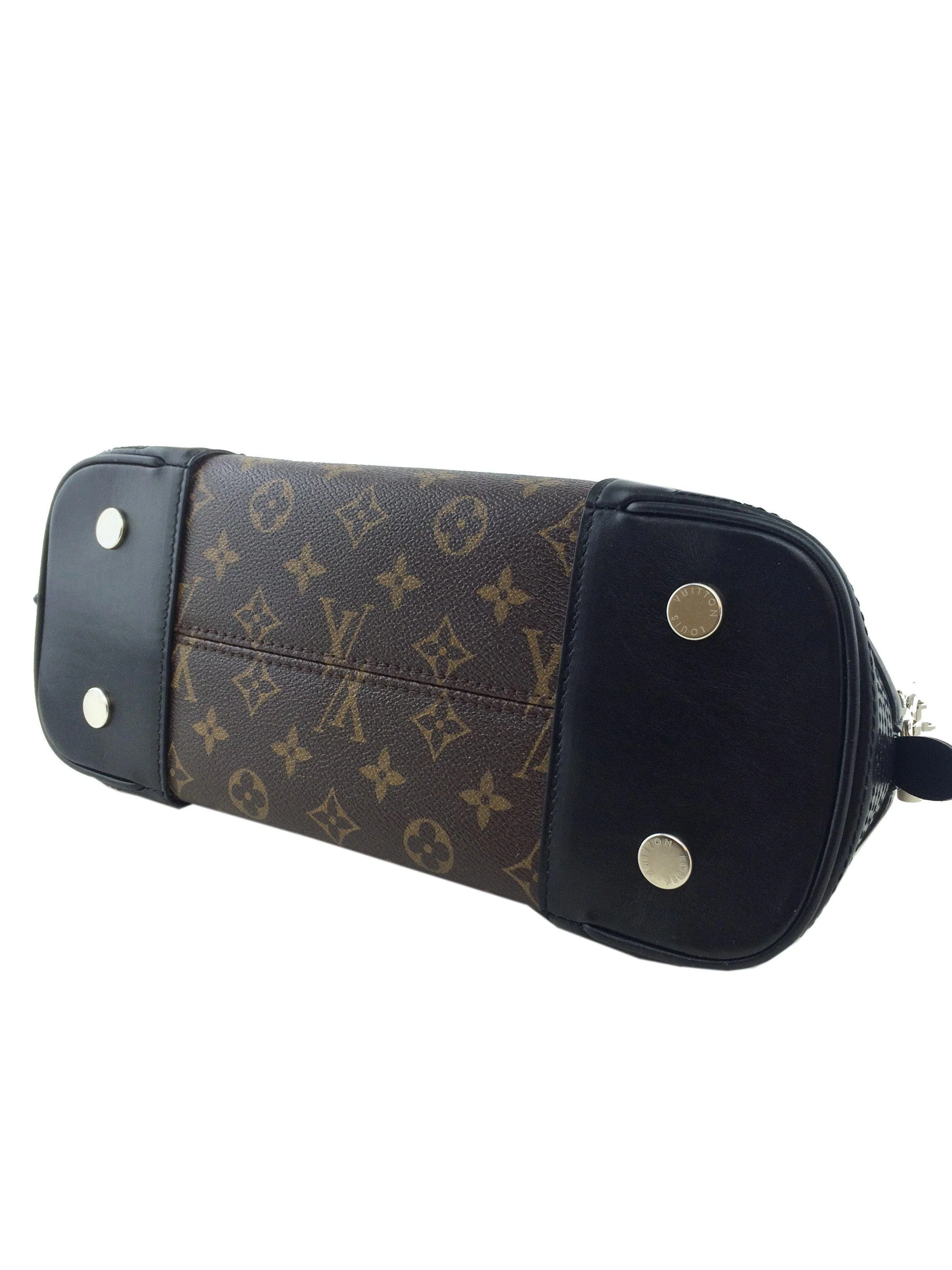 Louis Vuitton Limited Edition Shiny Monogram Canvas Alma PM Bag