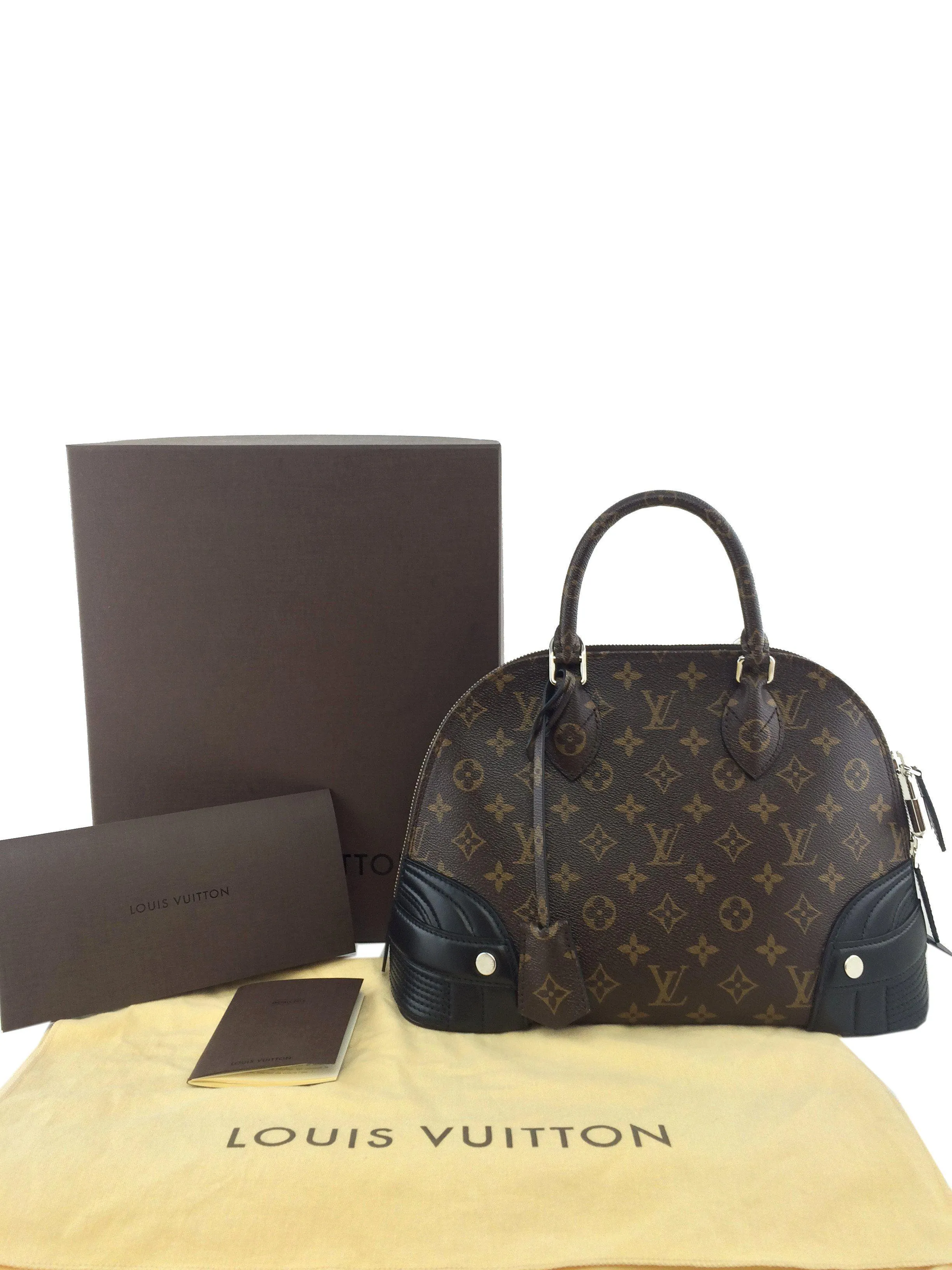 Louis Vuitton Limited Edition Shiny Monogram Canvas Alma PM Bag