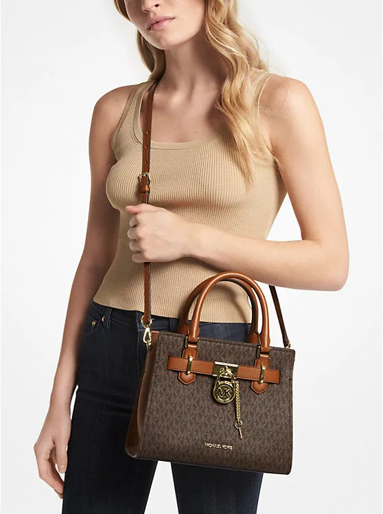 Michael Kors Hamilton Small Leather Satchel