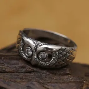 Midnight Owl Ring