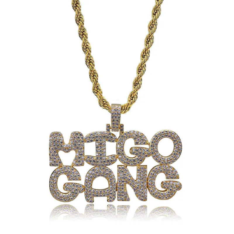 MIGO GANG Iced Out Pendant