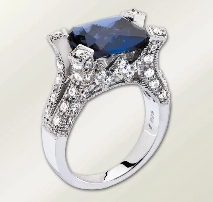 Millionaire Ring - Blue