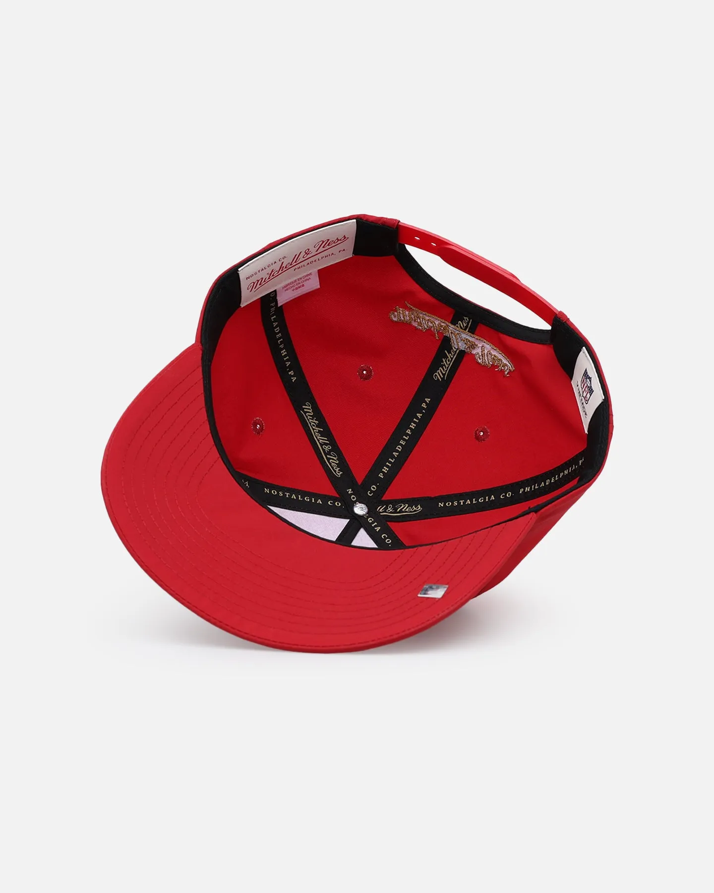 Mitchell & Ness San Francisco 49ers Retro Matte Nylon Origins Snapback Red