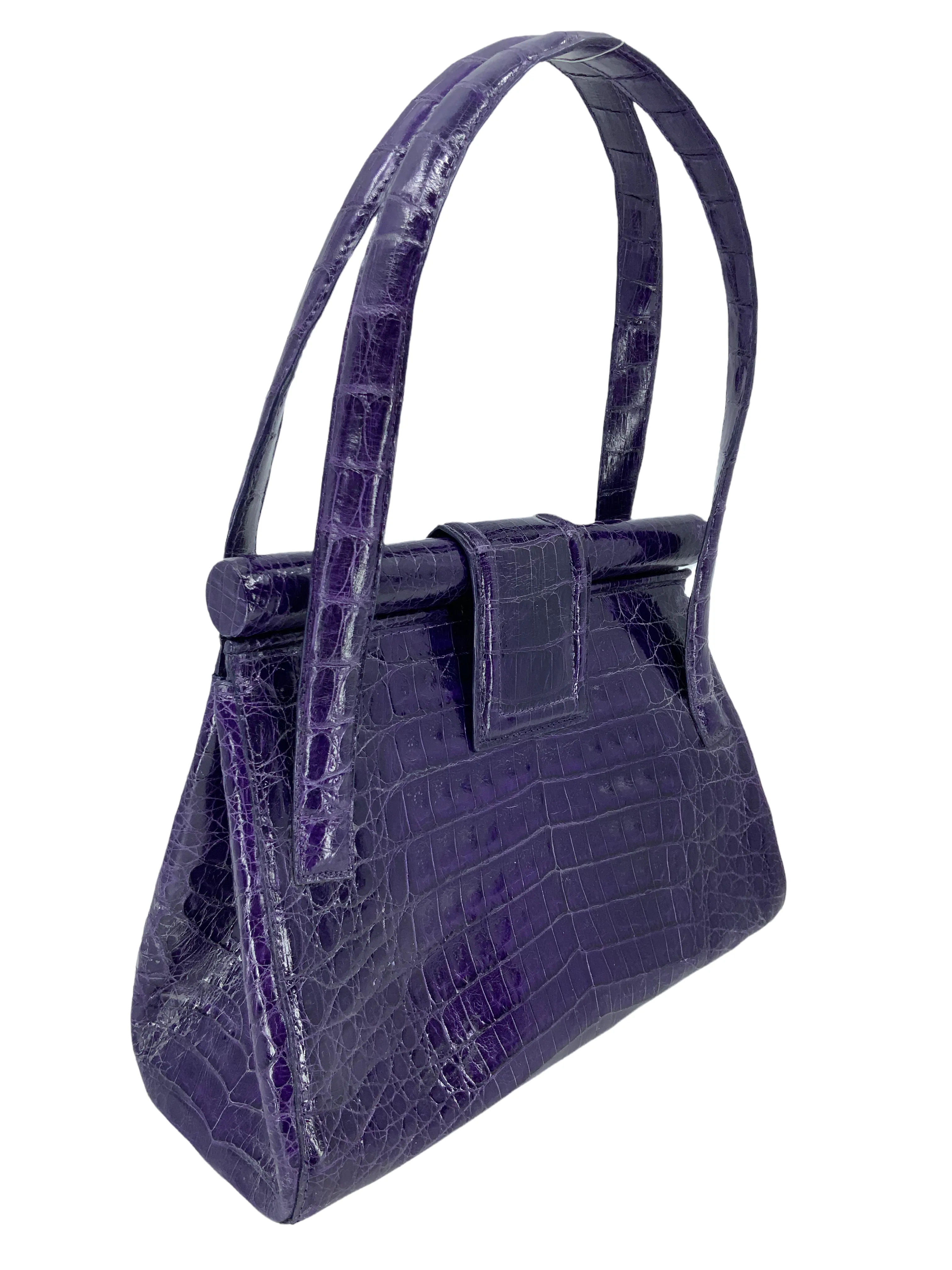 Nancy Gonzalez Crocodile Top Handle Bag