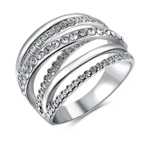 New Stylish Silver Finger Engagement Rings for Women (6, 8)