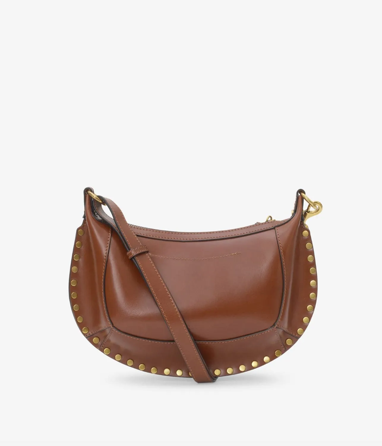 OSKAN MOON SHOULDER BAG- COGNAC